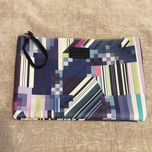 Trina Turk Multicolor Geometric Wristlet